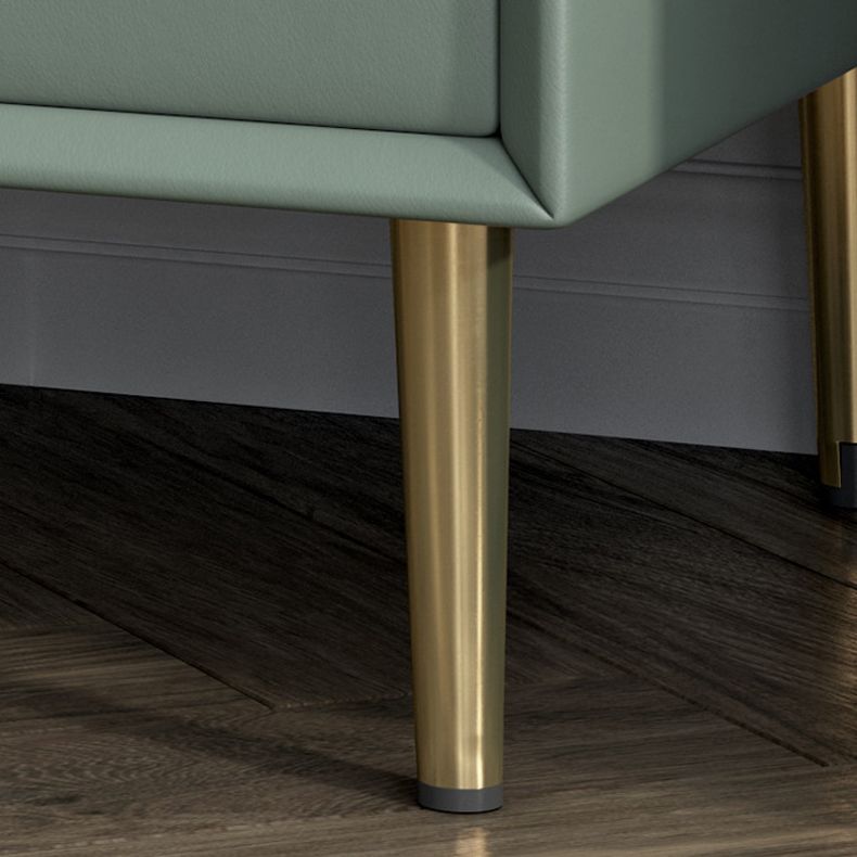 Cama de madera sólida Cabinete de noche de la cama glamorosa con 2-Drawer