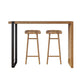 Indoor Contemporary Bar Dining Table Rectangle Shape Pine Wood Bar Table Clearhalo 'Bar Furniture' 'Bar Tables' 'bar_tables' 'furn' 'furn_bar_tables' 'Furniture' 'Kitchen & Dining Furniture' 1200x1200_9871b645-7bc4-4a25-9ee1-a4bf8245b0ad