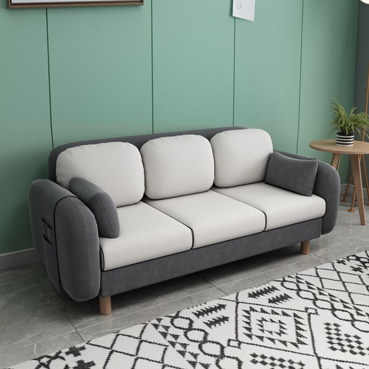Quadratarmsofa 3 Sitzhalterfarbsofa mit Aufbewahrungsbeutel
