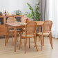 Bentwood Armless Dining Chairs Rattan Open Back Side Chairs with Wood Legs Clearhalo ' kitchen&dining_furn' 'Dining Chairs' 'Dining Tables & Seating' 'dining_chair' 'furn' 'furn_dining_chair' 'Furniture' 'furniture_dining_chair' 'Kitchen & Dining Furniture' 'kitchen' 1200x1200_98738bcb-bb99-466c-a3e1-db78cc54c6e0