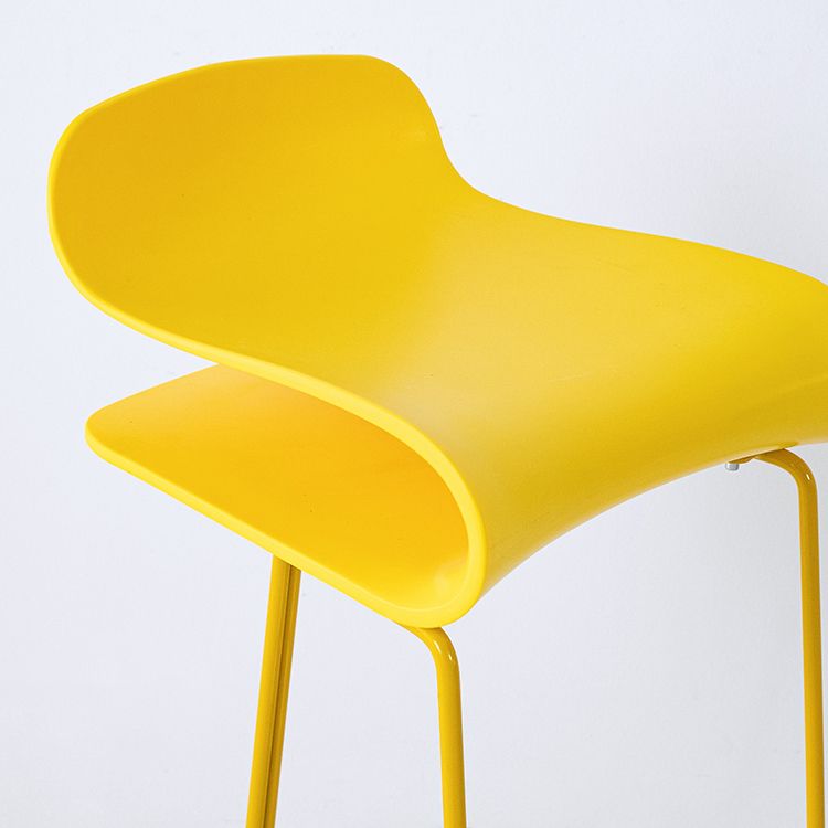 Eigentijdse stijl metalen bark-kraal plastic teller barkruk voor keuken