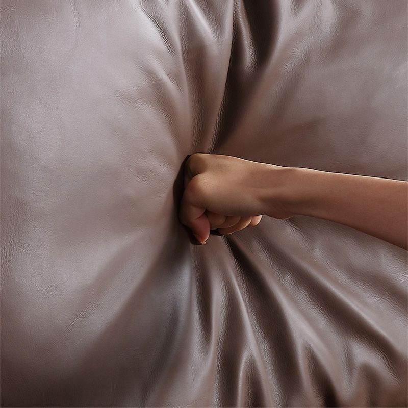 Mid-Century Modern Square Arm Sofa and Chaise Genuine Leather Sectional for Living Room Clearhalo 'furn' 'furn_sectionals' 'Furniture' 'furniture_sectionals' 'kitchen' 'kitchen_sectionals' 'Living Room Furniture' 'Sectionals' 1200x1200_9876accb-e904-48ab-bb44-82ad0bbb25b7