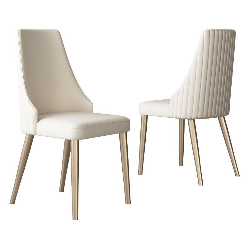 Indoor Kitchen Dining Arm Chair Glam Arm Chair with Upholstered Clearhalo 'Dining Chairs' 'Dining Tables & Seating' 'dining_chair' 'furn' 'furn_dining_chair' 'Furniture' 'Kitchen & Dining Furniture' 1200x1200_9878528a-fa50-4f3f-9899-ffce02ed4f2d