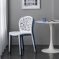 Scandinavian Open Back Dining Side Chair Plastic Dining Armless Chair Clearhalo ' kitchen&dining_furn' 'Dining Chairs' 'Dining Tables & Seating' 'dining_chair' 'furn' 'furn_dining_chair' 'Furniture' 'furniture_dining_chair' 'Kitchen & Dining Furniture' 'kitchen' 1200x1200_987a0a78-9fdd-47b2-b36e-98c3ff343d33