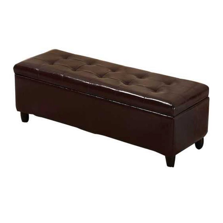 15.7"W Mid-Century Modern Bench Cushioned Tufted Seating Bench Clearhalo 'Benches' 'Chairs & Seating' 'furn' 'furn_benches' 'Furniture' 'Living Room Furniture' 1200x1200_987bffad-2cbd-4196-bd05-56cc1ef5413c