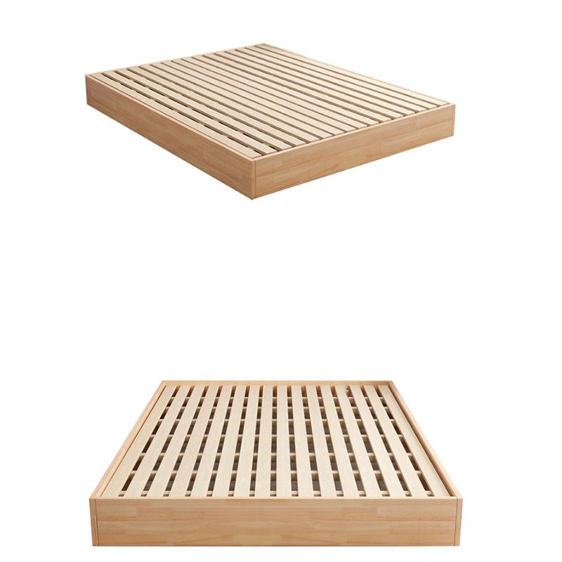 Piattaforma moderna di legno massimo della metà del secolo letto a colori solidi piattaforma