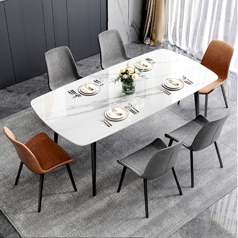 Industriële stijl keuken eetkamer tafel metalen basis eettafel