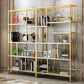 Glam Vertical Open Etagere Bookshelf Iron Frame Manufactured Wood Shelf Bookcase Clearhalo 'Bookcases' 'furn' 'furn_bookcases' 'Furniture' 'furniture_bookcases' 'Office Furniture' 1200x1200_9880164a-f046-47c2-85da-940802f5c4c1