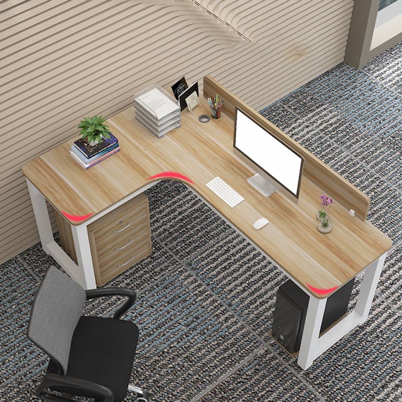 Bureau de bureau industriel Fabriqué en bois en L 29,25 pouces H bureau d'écriture