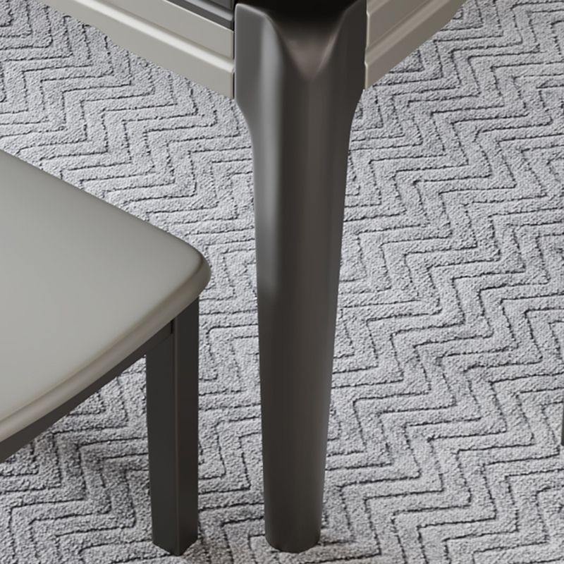 5/7/9/11 Pieces Modern Round Sintered Stone Dining Set for Home Clearhalo 'Dining Room Sets' 'Dining Tables & Seating' 'dining_room_set' 'furn' 'furn_dining_room_set' 'Furniture' 'Kitchen & Dining Furniture' 1200x1200_9880ee4c-eec4-4a78-8161-d82ca576445d