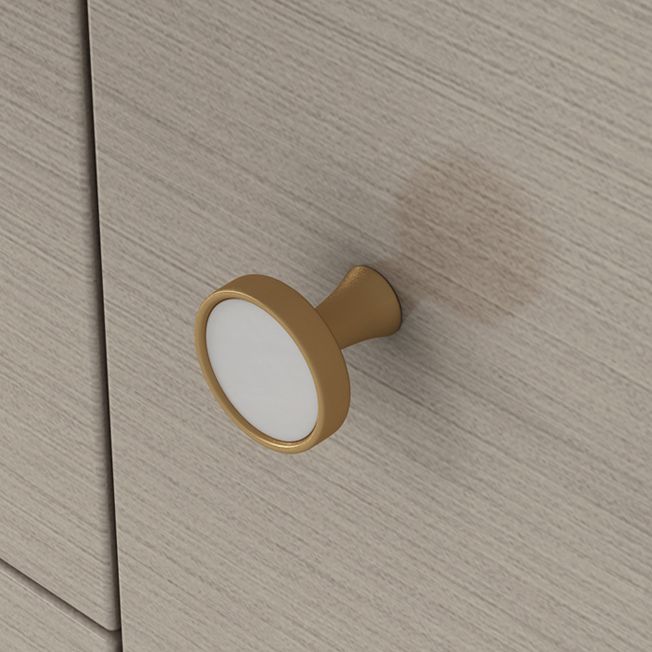 Classico cassettiere del torace in legno glam con cassetti