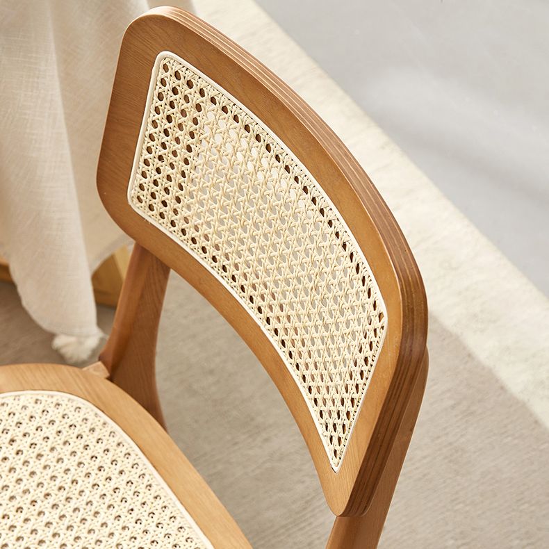 Sedie da pranzo in stile tradizionale sedie aperte a bracciale con gambe in legno per la casa