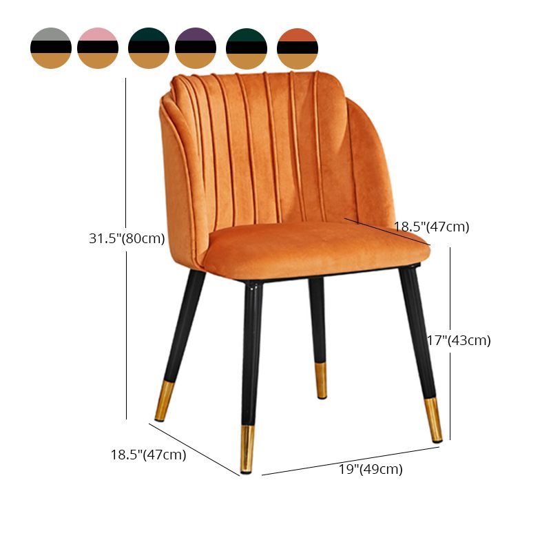 Scandinavian Upholstered Hotel Side Chair Parsons Matte Finish Dining Chair Clearhalo ' kitchen&dining_furn' 'Dining Chairs' 'Dining Tables & Seating' 'dining_chair' 'furn' 'furn_dining_chair' 'Furniture' 'furniture_dining_chair' 'Kitchen & Dining Furniture' 'kitchen' 1200x1200_9886d31e-30b2-46de-9698-d59b694651da