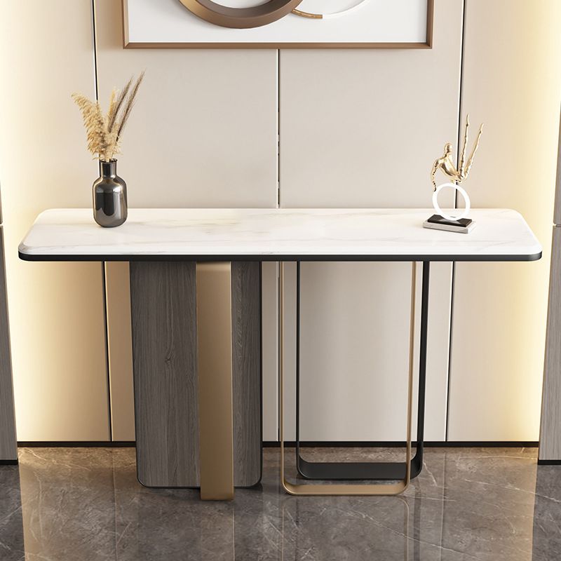 Table de acento blanco glamoroso mesa de sofá resistente a la mesa resistente a los rasguños para el salón