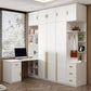 White Wooden Wardrobe Contemporary Style Wardrobe Closet with Drawer Clearhalo 'Armoires & Wardrobes' 'armoires_wardrobes' 'Bedroom Furniture' 'furn' 'furn_armoires_wardrobes' 'Furniture' 1200x1200_9887216b-d761-43ed-9707-d9eb0781002d