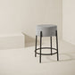 Modern Armless Backless Counter Stool Iron Cafe Bar Stool with Cushion and Pedal Clearhalo 'Bar Furniture' 'Bar Stools' 'bar_stools' 'furn' 'furn_bar_stools' 'Furniture' 'furniture_bar_stools' 'Kitchen & Dining Furniture' 1200x1200_98879d7e-d14a-42d1-9f92-e845893b6f9d