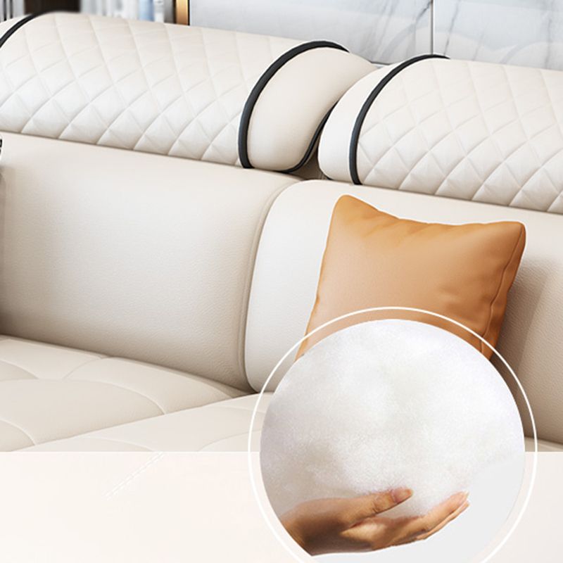 Pillow Top Arm Pillowed Back Cushions Right Hand Facing Sectional Sofa with Chaise Clearhalo 'furn' 'furn_sectionals' 'Furniture' 'furniture_sectionals' 'Living Room Furniture' 'Sectionals' 1200x1200_98880c53-1636-4c53-96e3-717bd6e1dc4a