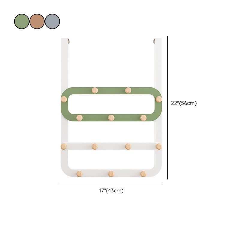 Metal Coat Hanger Contemporary Simple Home Wall Hanging Coat Rack Clearhalo 'Entry & Mudroom Furniture' 'furn' 'furn_hall_tree_coat_racks' 'Furniture' 'Hall Trees & Coat Racks' 'hall_tree_coat_racks' 1200x1200_98898488-7a86-4697-9c96-db09b8bb93e4