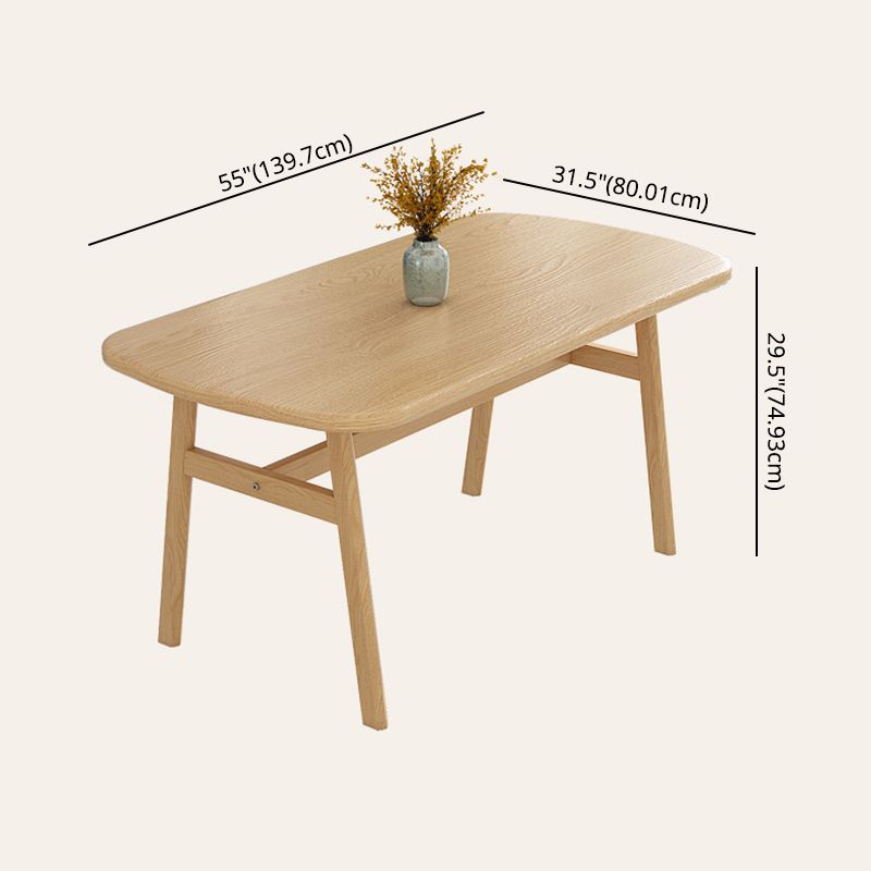 Minimalist Traditional Height Wood Dining Table Rectangle Dining Room Set For Home Clearhalo 'Dining Room Sets' 'Dining Tables & Seating' 'dining_room_set' 'furn' 'furn_dining_room_set' 'Furniture' 'furniture_dining_room_set' 'Kitchen & Dining Furniture' 'kitchen&dining_furn' 'kitchen' 1200x1200_988a6c1d-372c-47fb-90b9-6a33e0e6c99d