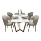 Contemporary Rectangle Table Set 1/2/5 Pieces Dining Set for Home