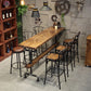 1/4/7 Pieces Pub Dining Set Rectangular Counter Height Pub Set Clearhalo 'Bar Furniture' 'furn' 'furn_home_bar_bar_sets' 'Furniture' 'Home Bars & Bar Sets' 'home_bar_bar_sets' 'Kitchen & Dining Furniture' 1200x1200_988ca87a-f792-4d9c-b921-95f38c248d9d