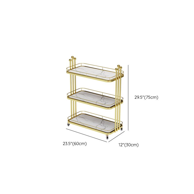 Open Storage Prep Table Modern Dining Room Rectangular Prep Table