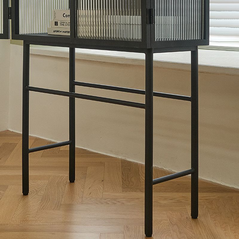 Glass Door Display Cabinet Multi-shelf Storage Cabinet for Living Room Clearhalo 'Display & China Cabinets' 'display_china_cabinets' 'furn' 'furn_display_china_cabinets' 'Furniture' 'Kitchen & Dining Furniture' 1200x1200_988eecf4-4a09-4176-b7d6-07d3686bd32f