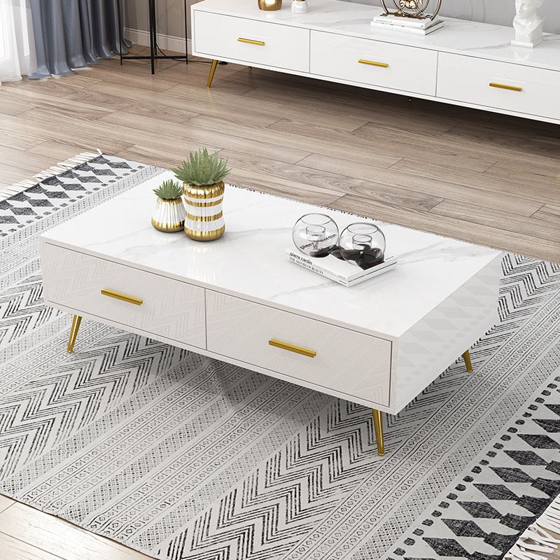 Glam Slate salontafel geen pijnlijke nestelende salontafel set