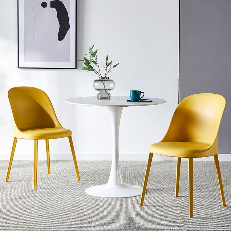 Modern Style Sintered Stone Dining Room Table Round Table with Tulip Base Clearhalo ' dining_table' 'Dining Tables & Seating' 'Dining Tables' 'furn' 'furn_dining_table' 'Furniture' 'furniture_dining_table' 'Kitchen & Dining Furniture' 'kitchen&dining_furn' 'kitchen' 'kitchen_dining_table' 1200x1200_98901e7b-fca2-40e7-b5e7-4731f7c6e98a