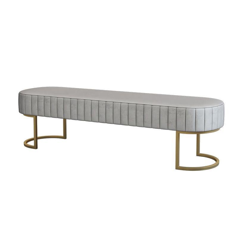 Modern Solid Color Seating Bench Upholstered Entryway and Bedroom Bench with Cushioned Clearhalo 'Benches' 'Chairs & Seating' 'furn' 'furn_benches' 'Furniture' 'Living Room Furniture' 1200x1200_989155ed-2986-4b86-8f30-1440e0dd4d05
