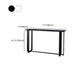 Industrial Bistro Bar Desk Indoor Stone and Metal Rectangle Bistro Bar Table Clearhalo 'Bar Furniture' 'Bar Tables' 'bar_tables' 'furn' 'furn_bar_tables' 'Furniture' 'furniture_bar_tables' 'Kitchen & Dining Furniture' 1200x1200_9892b6ab-fbbe-4914-977b-bf306a853929