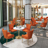 Glam Style Sintered Stone Dining Set 1/2/3/4/5 Pieces Dining Set