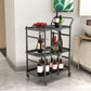 Contemporary 35.43"H Folding Prep Table Rectangular Metal Prep Table for Dining Room Clearhalo 'furn' 'furn_kitchen_islands_carts' 'Furniture' 'Kitchen & Dining Furniture' 'Kitchen Islands & Carts' 'kitchen_islands_carts' 1200x1200_98941e42-a3ff-461e-8af6-f334812a8e78
