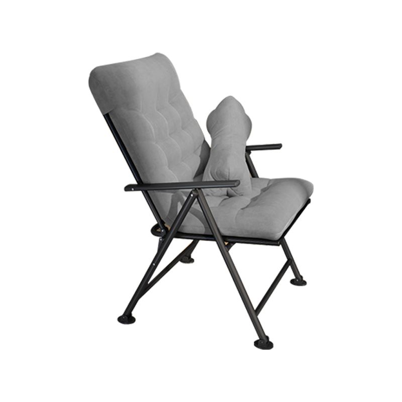 Polyester Blend Standard Recliner met getufte achterste maniaal-push back-recliner