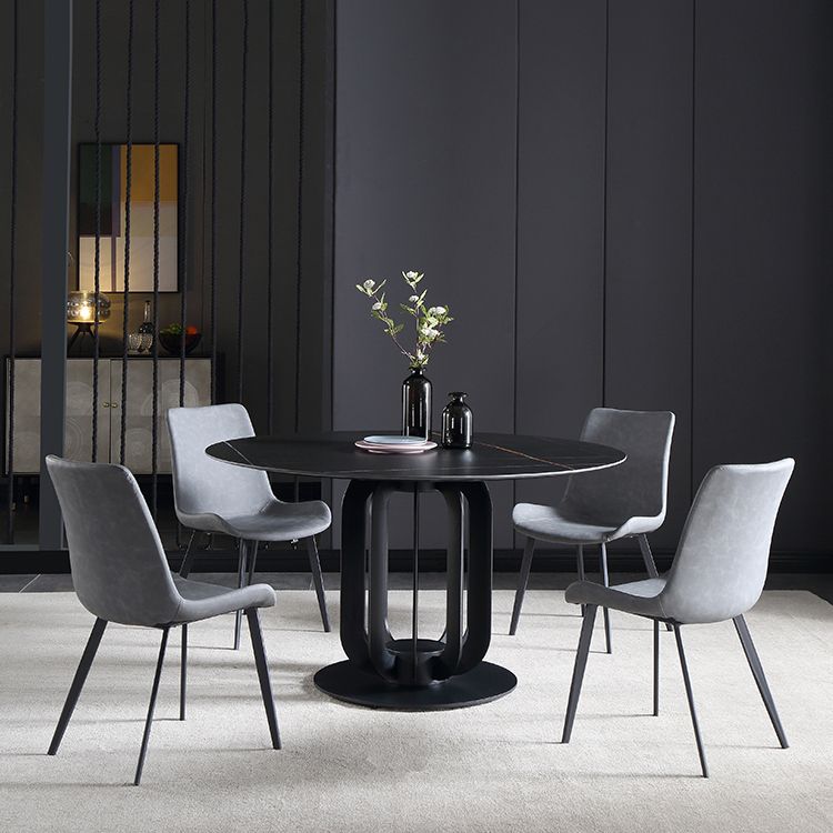 Modern 1/4/5/7 Pieces Dining Set Round Top Dining Furniture Set /Separate Items Clearhalo 'Dining Room Sets' 'Dining Tables & Seating' 'dining_room_set' 'furn' 'furn_dining_room_set' 'Furniture' 'furniture_dining_room_set' 'Kitchen & Dining Furniture' 'kitchen&dining_furn' 'kitchen' 1200x1200_9895a6ff-6067-4644-981f-bec4ed76fb92