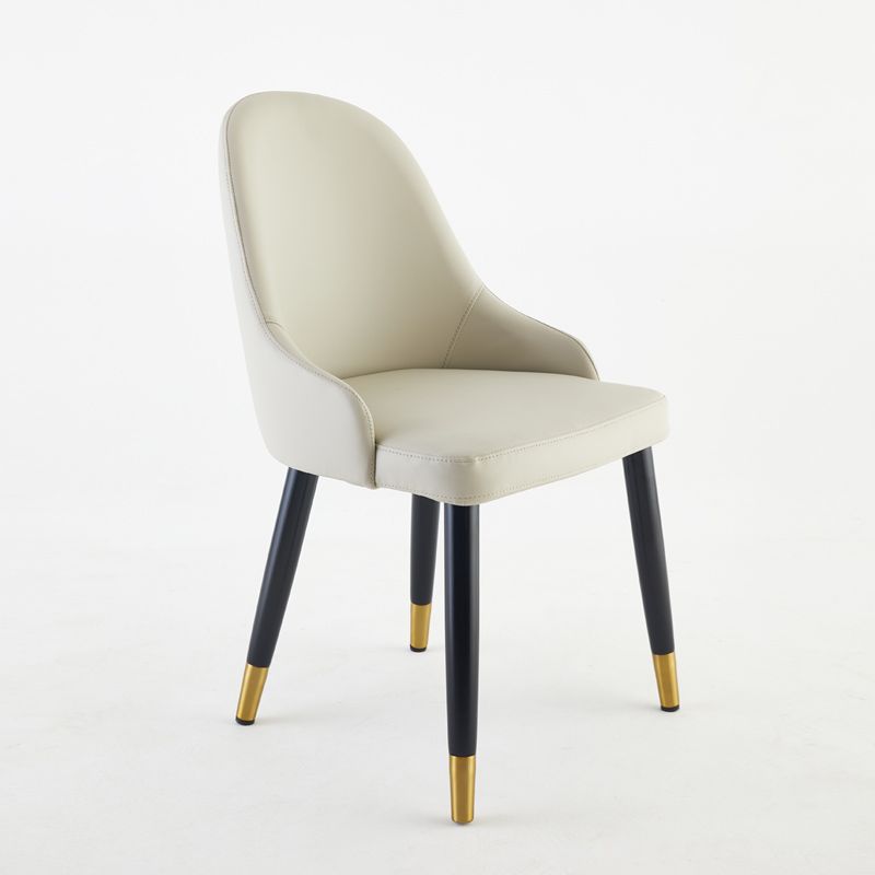 Sedia da pranzo in legno glam a bracciole senza braccio sedie da pranzo in vetro per uso del ristorante