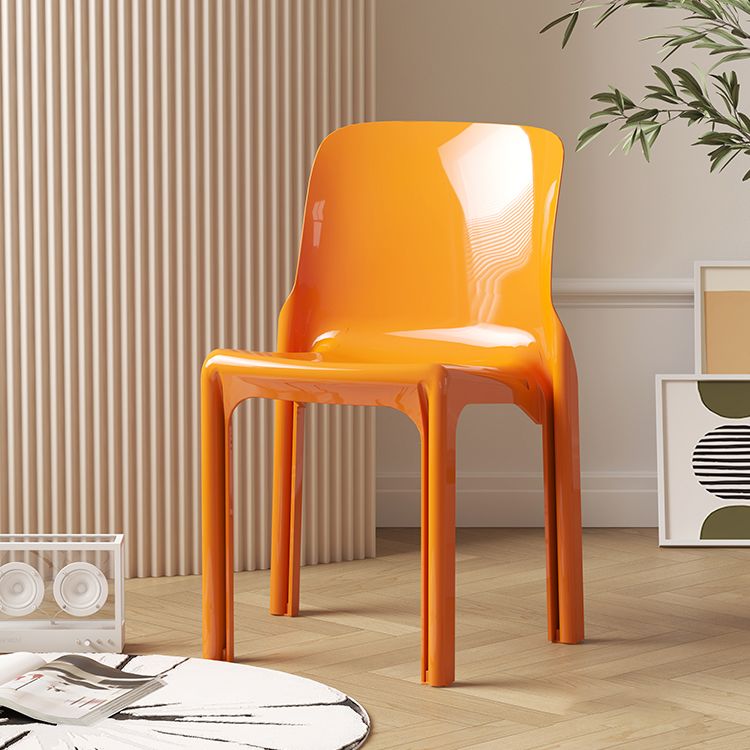 Modern Style Side Chair Plastic Dining Side Chair for Living Room