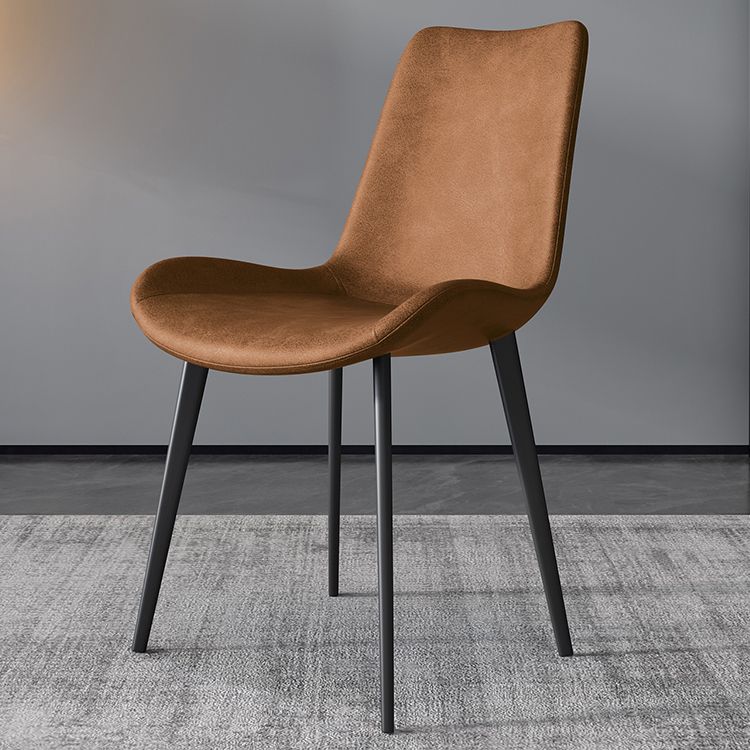 Contemporary Restaurant Upholstered Side Chair Matte Finish Parsons Dining Chair (Set of 2) Clearhalo ' kitchen&dining_furn' 'Dining Chairs' 'Dining Tables & Seating' 'dining_chair' 'furn' 'furn_dining_chair' 'Furniture' 'furniture_dining_chair' 'Kitchen & Dining Furniture' 'kitchen' 1200x1200_9896da29-1230-4194-8925-7e1765a9418e