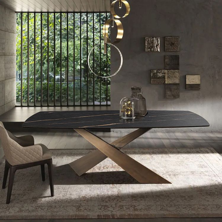 Rectangle Dining Site Table Traditional Luxury Stone Dinner Table for Indoor Clearhalo ' dining_table' 'Dining Tables & Seating' 'Dining Tables' 'furn' 'furn_dining_table' 'Furniture' 'furniture_dining_table' 'Kitchen & Dining Furniture' 'kitchen&dining_furn' 'kitchen' 'kitchen_dining_table' 1200x1200_98972815-3a3c-45c7-a6e4-d37ab6efb8f1