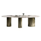 Oval Traditional Luxury Dining Table Sintered Stone Table with 3 Gold Legs Clearhalo ' dining_table' 'Dining Tables & Seating' 'Dining Tables' 'furn' 'furn_dining_table' 'Furniture' 'furniture_dining_table' 'Kitchen & Dining Furniture' 'kitchen&dining_furn' 'kitchen' 'kitchen_dining_table' 1200x1200_9897d0b3-8215-418a-b197-16b7a5203e38