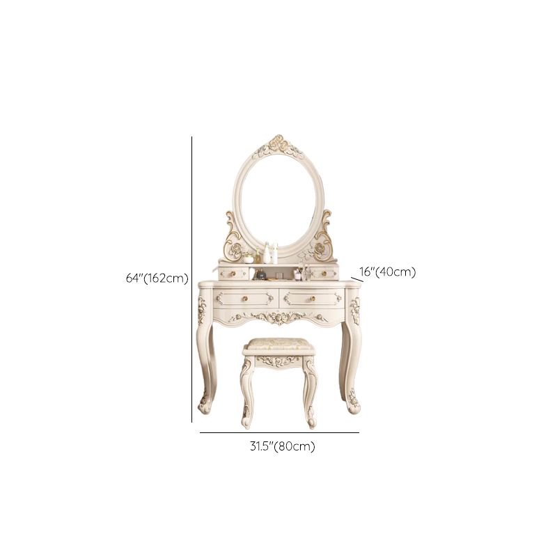 Victorian Bedroom Makeup Vanity Desk Table White Vanity Dressing Table Clearhalo 'Bedroom Furniture' 'furn' 'furn_makeup_vanities' 'Furniture' 'Makeup Vanities' 'makeup_vanities' 1200x1200_9897e61d-2da2-4010-86de-f59a232f95a1