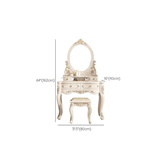 Victorian Bedroom Makeup Vanity Desk Table White Vanity Dressing Table Clearhalo 'Bedroom Furniture' 'furn' 'furn_makeup_vanities' 'Furniture' 'Makeup Vanities' 'makeup_vanities' 1200x1200_9897e61d-2da2-4010-86de-f59a232f95a1