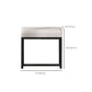 Modern Make-up Vanity with 2 Storage Drawers White Wood Vanity Set, 17.71" Wide