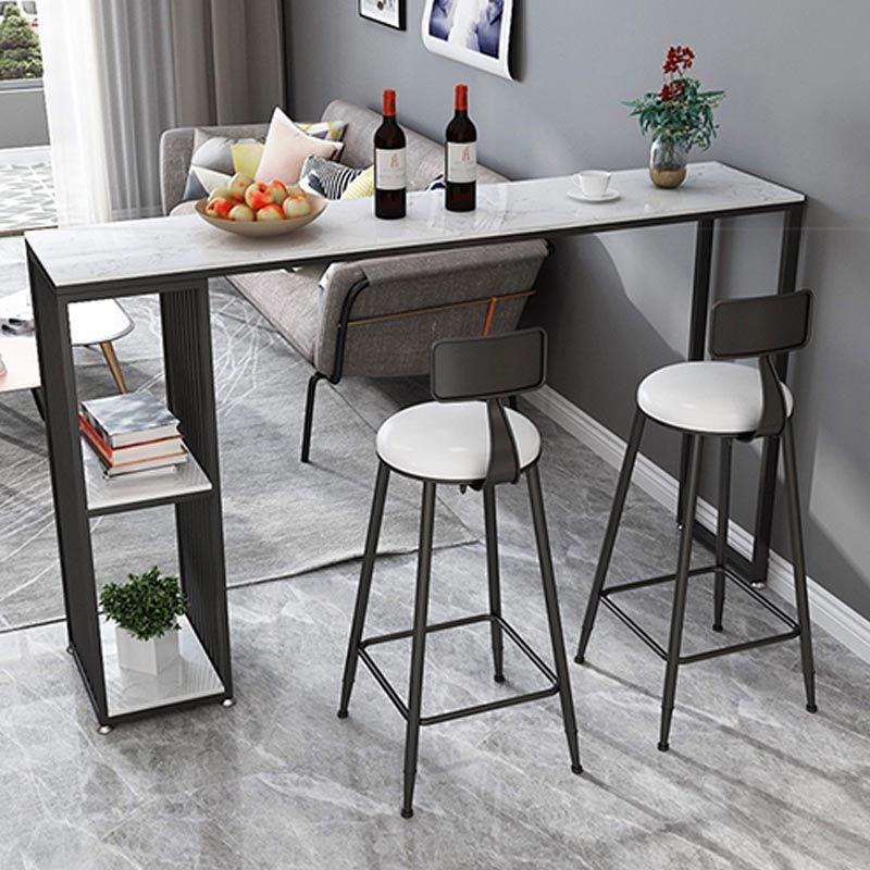 MODERNA MODERNO BASSO DI BRISTRO METALE CON SPOCCHIO TABELLO DI BISTO IN IN INVERSO