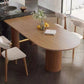 Free Form Solid Wood Brown Tone Dining Table Modern 3 Legs Table for Dining Room Clearhalo ' dining_table' 'Dining Tables & Seating' 'Dining Tables' 'furn' 'furn_dining_table' 'Furniture' 'furniture_dining_table' 'Kitchen & Dining Furniture' 'kitchen&dining_furn' 'kitchen' 'kitchen_dining_table' 1200x1200_989b3fe2-a36d-4de3-b1dc-c938d510ecac