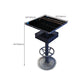 Industrial Style Bar Wine Table Black Bar Dining Table with Storage Clearhalo 'Bar Furniture' 'Bar Tables' 'bar_tables' 'furn' 'furn_bar_tables' 'Furniture' 'Kitchen & Dining Furniture' 1200x1200_989cf6c5-f18e-4543-84a8-f9ec659a83a5