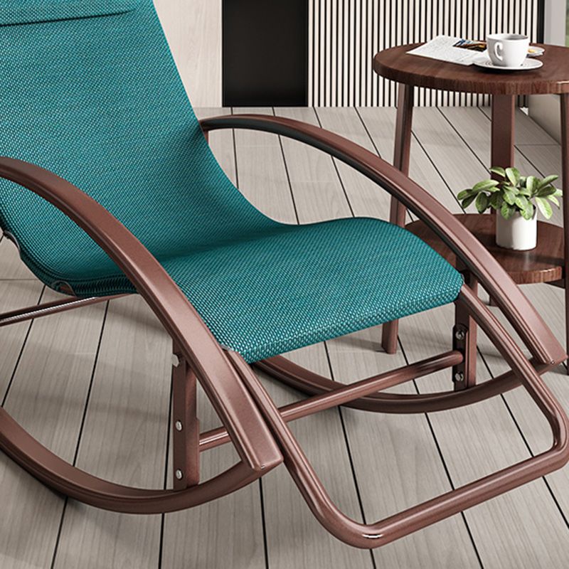Contemporary Rocker Chair Metal Frame Water Resistant Fabric Rocker Chair with Pillow Clearhalo 'Chairs & Seating' 'furn' 'furn_rocking_chairs' 'Furniture' 'Living Room Furniture' 'Rocking Chairs' 'rocking_chairs' 1200x1200_989d9fc2-c989-4f67-913f-d82b2b9aff04
