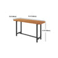 Industrial Style 1/2/7 Pieces Bar Table Set Rectangle Bar Table with High Stools Clearhalo 'Bar Furniture' 'furn' 'furn_home_bar_bar_sets' 'Furniture' 'Home Bars & Bar Sets' 'home_bar_bar_sets' 'Kitchen & Dining Furniture' 1200x1200_989db4ce-a592-414a-be84-e5ff79417e02