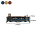 Mueble para TV de estilo tradicional, mueble para TV de madera de abedul con 6 cajones