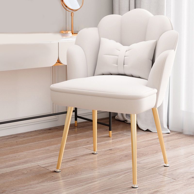 Modern Velvet Computer Desk Chair Armless Upholstered Office Chair Clearhalo 'furn' 'furn_office_chair' 'Furniture' 'furniture_office_chair' 'Office Chairs' 'Office Furniture' 'office_chair' 1200x1200_989fae66-0086-4d12-aaa3-bbe87be42eda